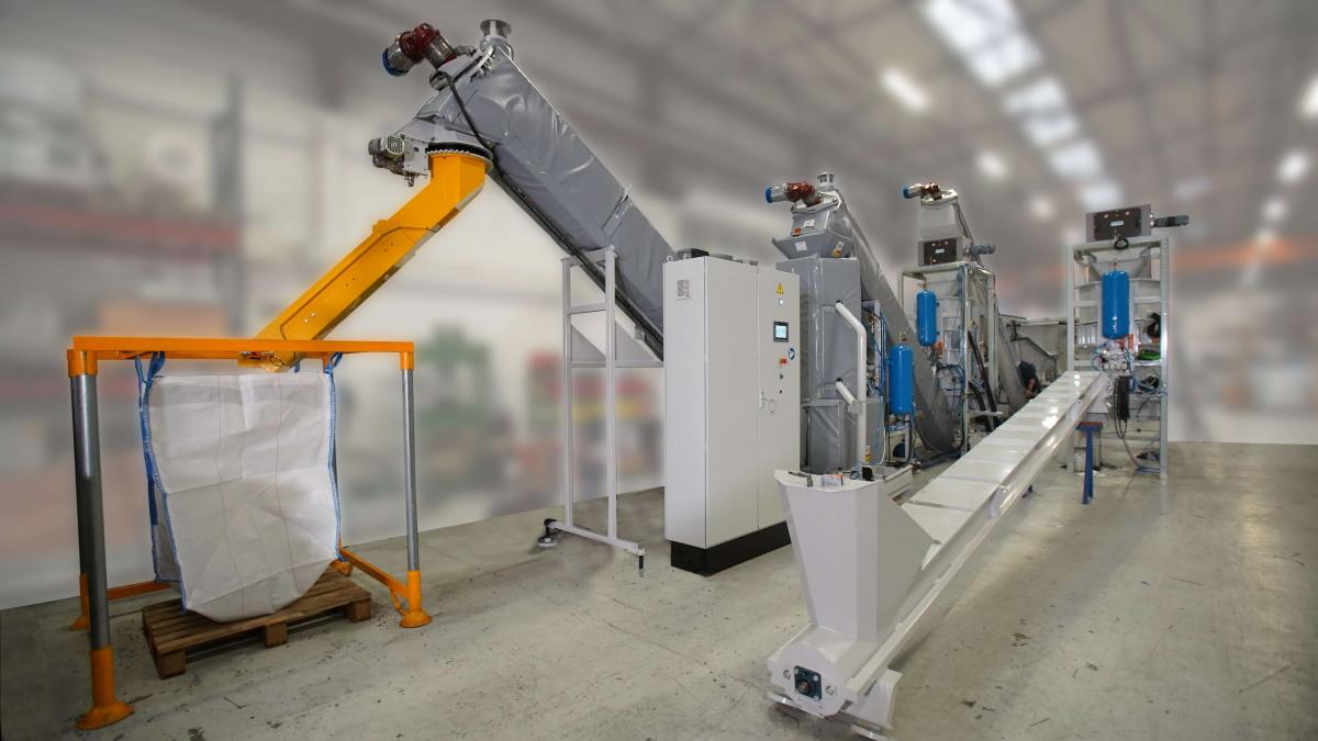 Thanks to this complete processing line, we are able to achieve a moisture rate below 0,1%.
